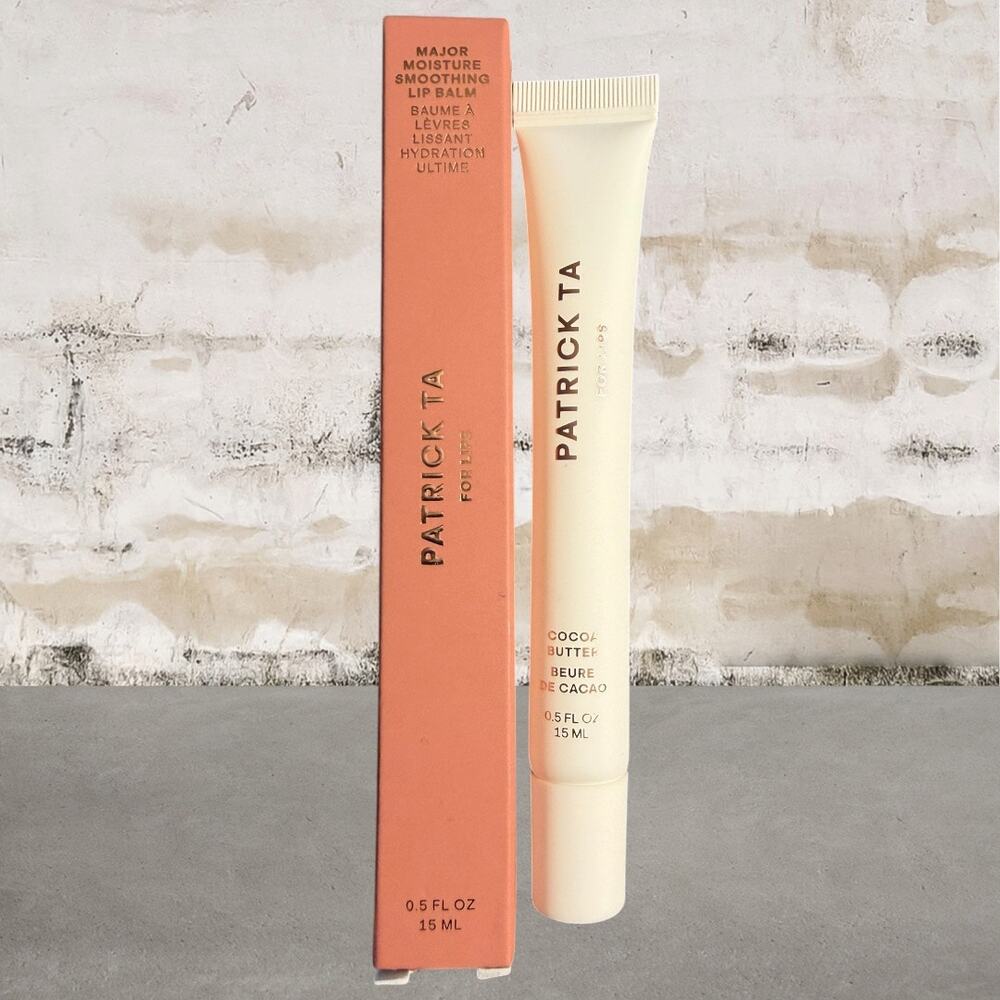 PATRICK TA $25 Major Moisture Smoothing & Hydrating Tinted Lip Balm Cocoa Butter